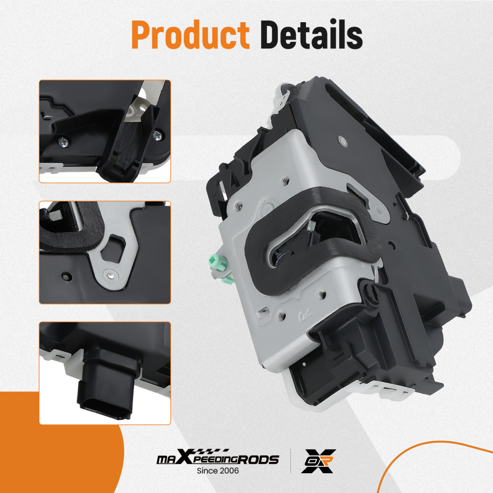 Door Lock Latch Actuator compatible for Ford F-150 2009-2014 Rear RH Passenger Side