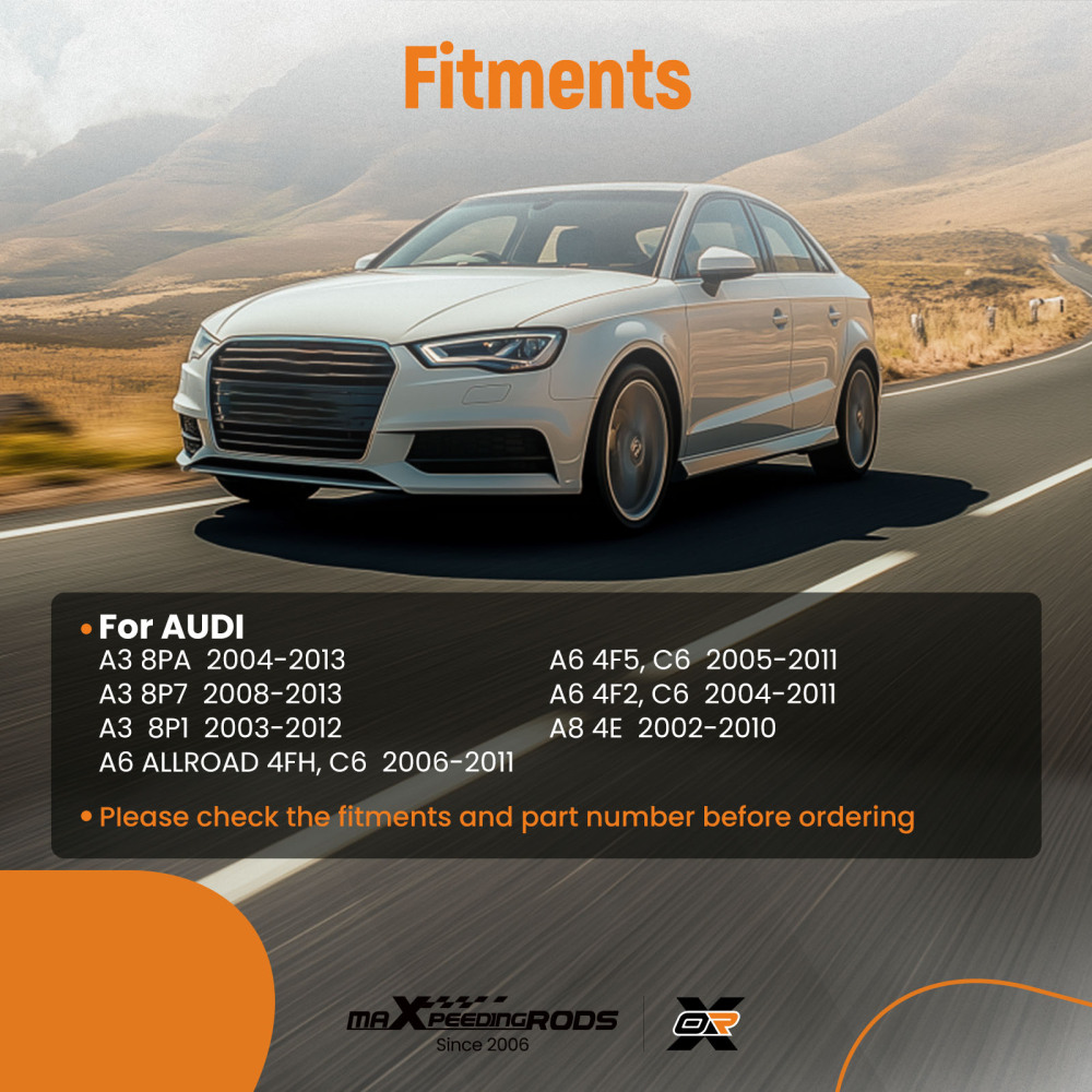 Door Lock Actuator Front Passenger Left compatible for Audi A3 8PA 8P7 8P1 A6 8E2837015AA