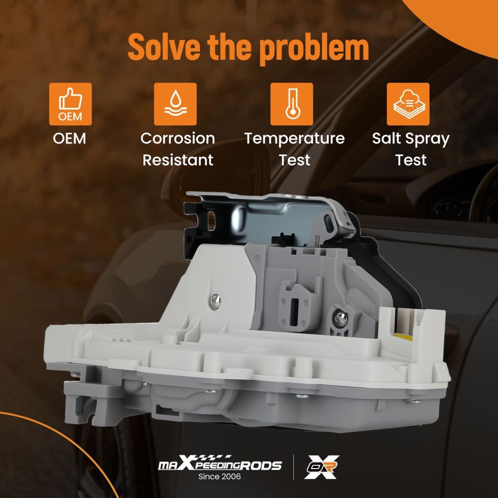 Door Lock Actuator compatible for Audi A4 2007-2015 8J2837016A Front Right 9 Pins