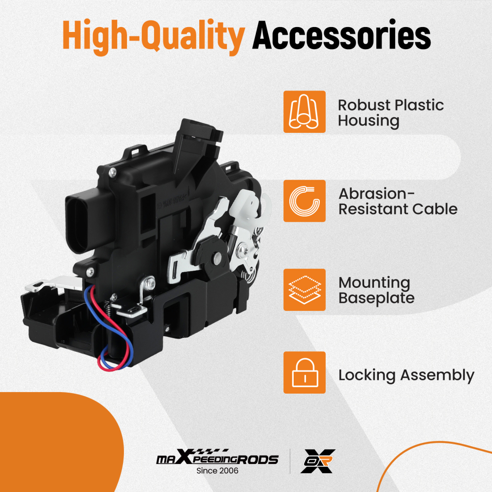 Door LockActuator Front Right Drivers Side compatible for Porsche 911 CoupeBoxster
