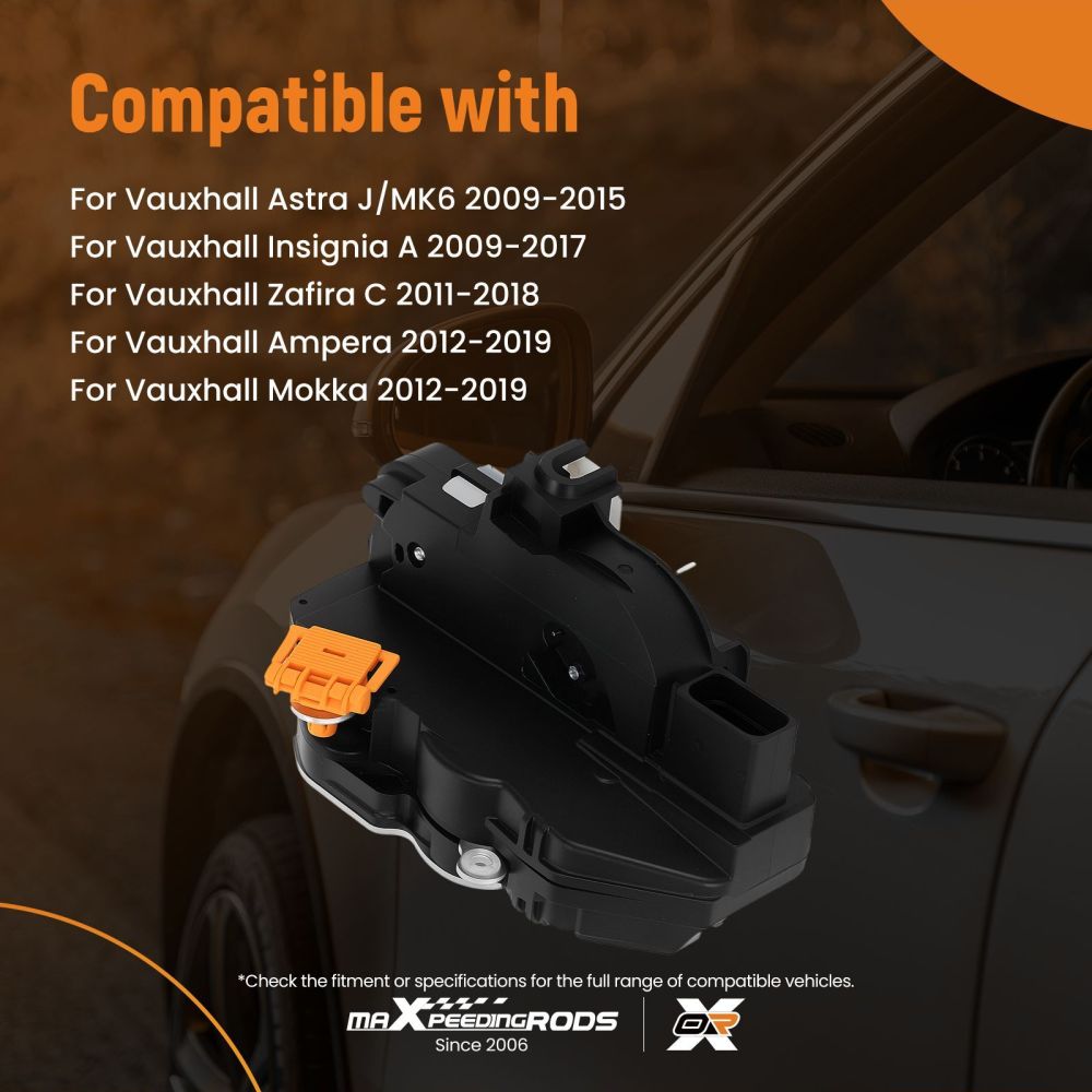 6 Pin Door Lock Actuator compatible for Vauxhall Astra J/Insignia A 13579518 Front Left