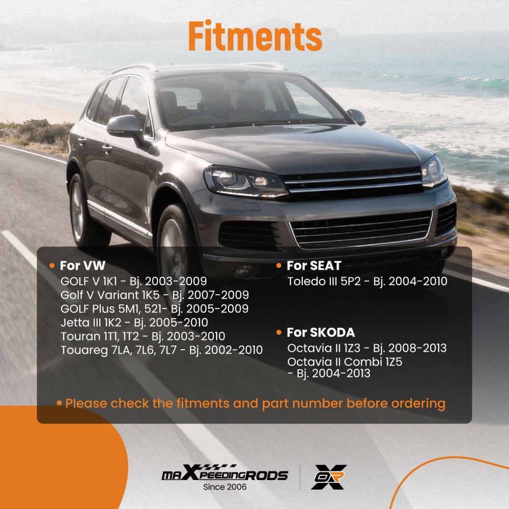 Chiusura Porta Posteriore Sinistra Sistema Di Chiusura Centralizzata compatibile per VW Touran 1T Touareg 7L Jetta 1K