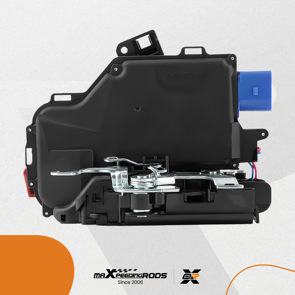 Rear Right /Rear Driver Side Door Lock Mechanism compatible for VW Golf Mk5 03-09 7L0839016
