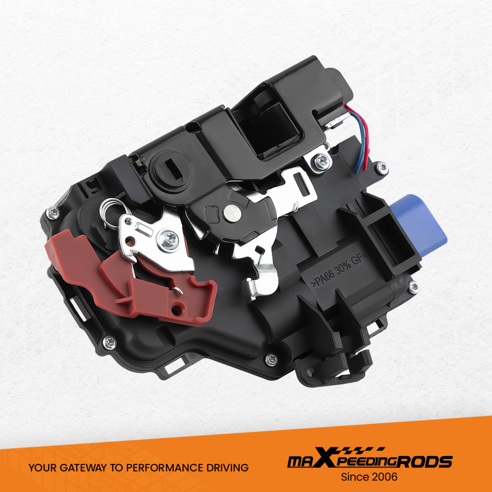Rear Right /Rear Driver Side Door Lock Mechanism compatible for VW Golf Mk5 03-09 7L0839016