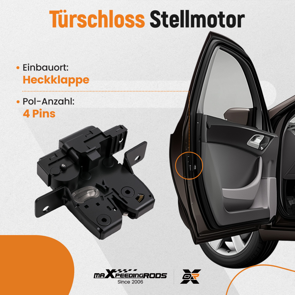 Tailgate Boot Lock Rear compatible for Renault Scenic /Grand Scenic Mk Modus 8200947699