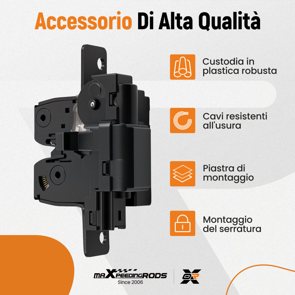 Compatibile per Renault Clio Iii 05-12 Serratura Elettrica Chiusura Posteriore Portellone