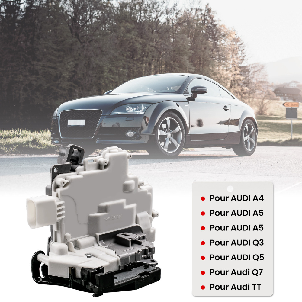 Rear Left Door Lock Actuator Latch compatible for Audi A4 B8 A5 Q7 Q5 compatible for VW Passat SUPERB