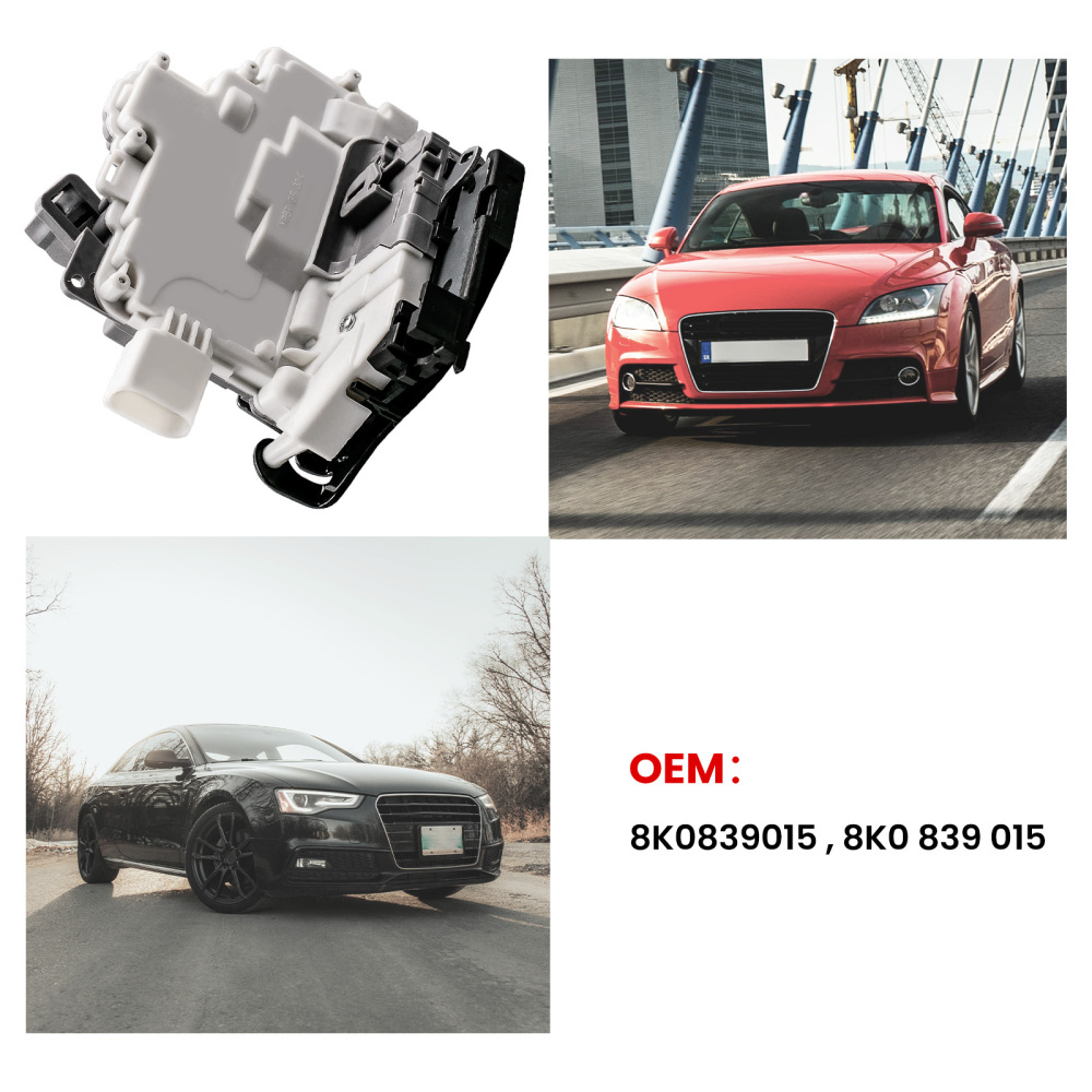 Rear Left Door Lock Actuator Latch compatible for Audi A4 B8 A5 Q7 Q5 compatible for VW Passat SUPERB