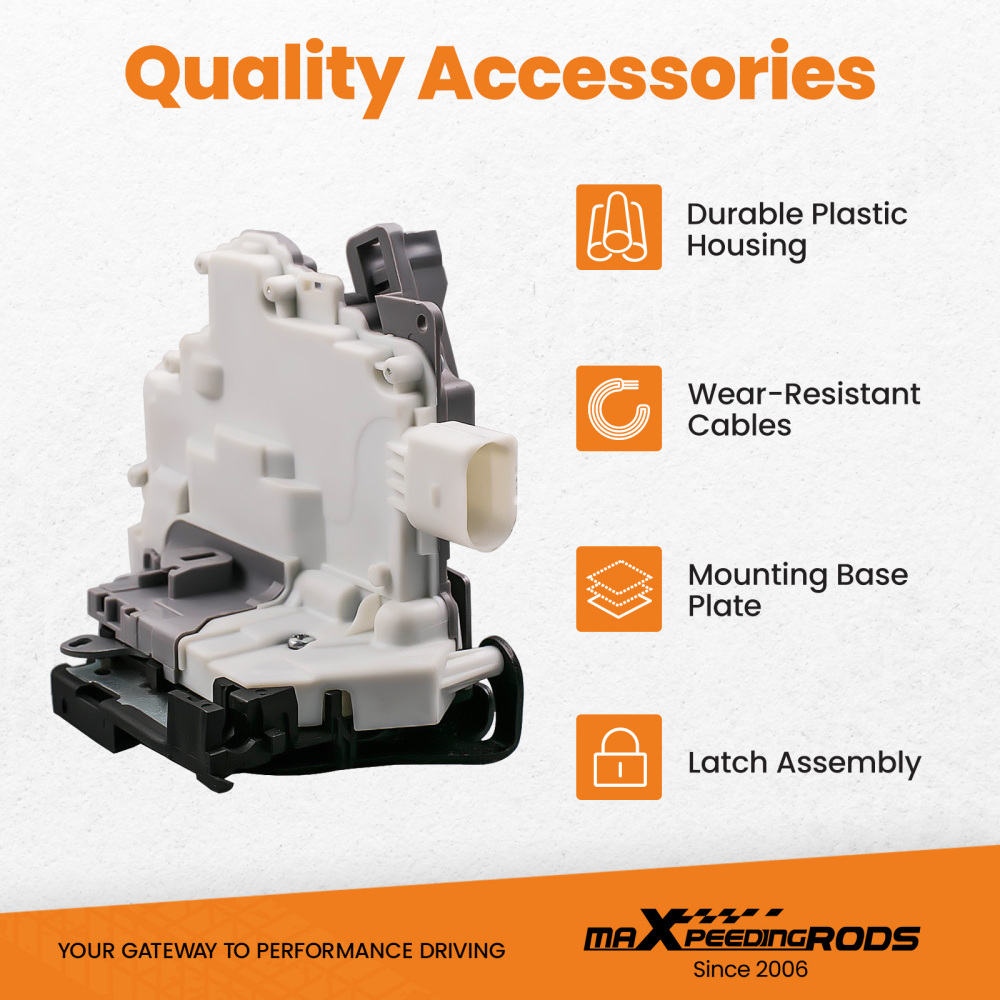 Meccanismo Serratura Porta Posteriore Destra compatibile per Audi A4 Quattro B8 8K2 A5 Q5 Q7