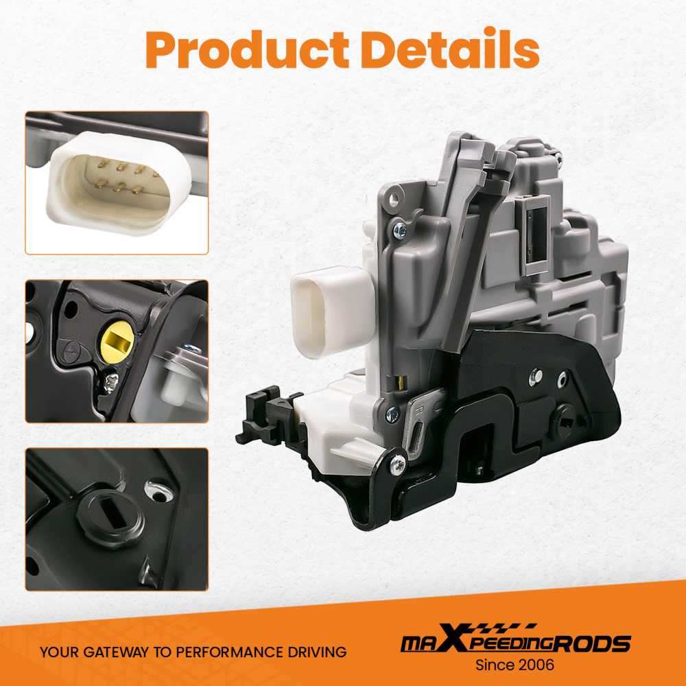 Meccanismo Serratura Porta Posteriore Destra compatibile per Audi A4 Quattro B8 8K2 A5 Q5 Q7