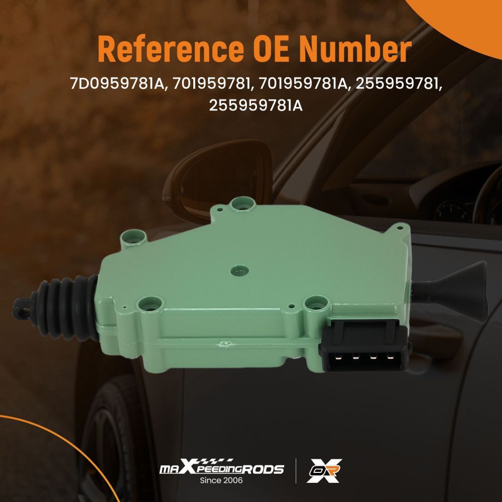Attuatore Serratura Porta compatibile per VW T4 1990-2003 255959781A Posteriore 4 Pin
