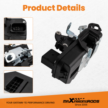 Door Lock Actuator Front Left compatible for Chevrolet Suburban GMC Sierra 1500 2500