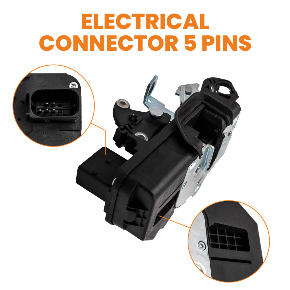 Door Lock Actuator Front Left compatible for Chevrolet Suburban GMC Sierra 1500 2500