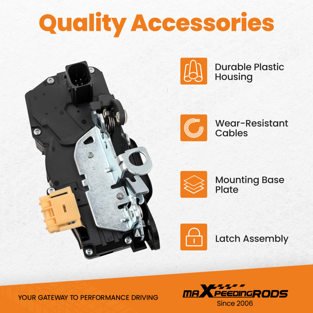 Compatible for Chevy Tahoe compatible for GMC Sierra compatible for Escalade  2007-09 Front Right Door Lock Actuator