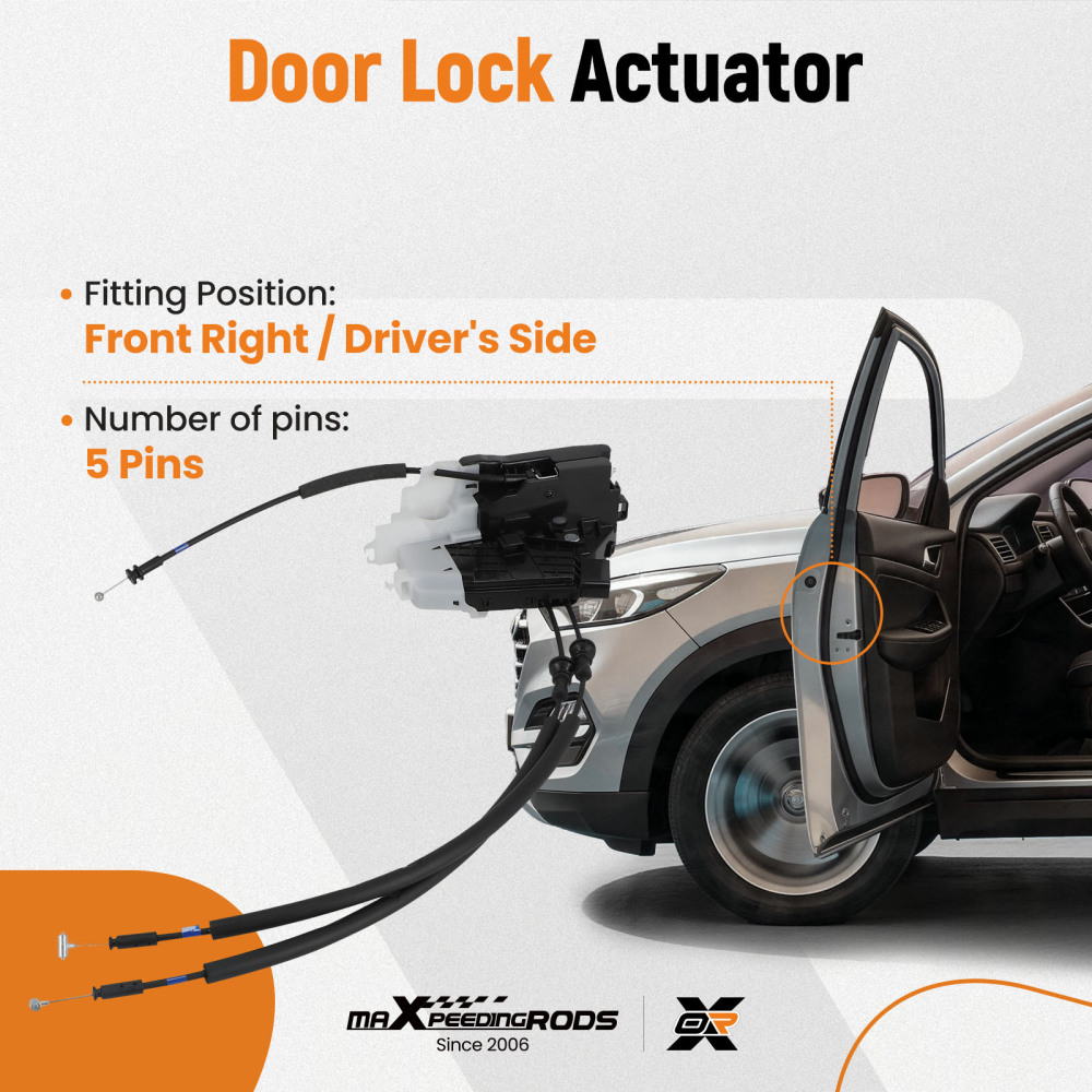 Rear Left Door Lock Actuator Motor Mechanism 81420-D3000 compatible for Hyundai Tucson