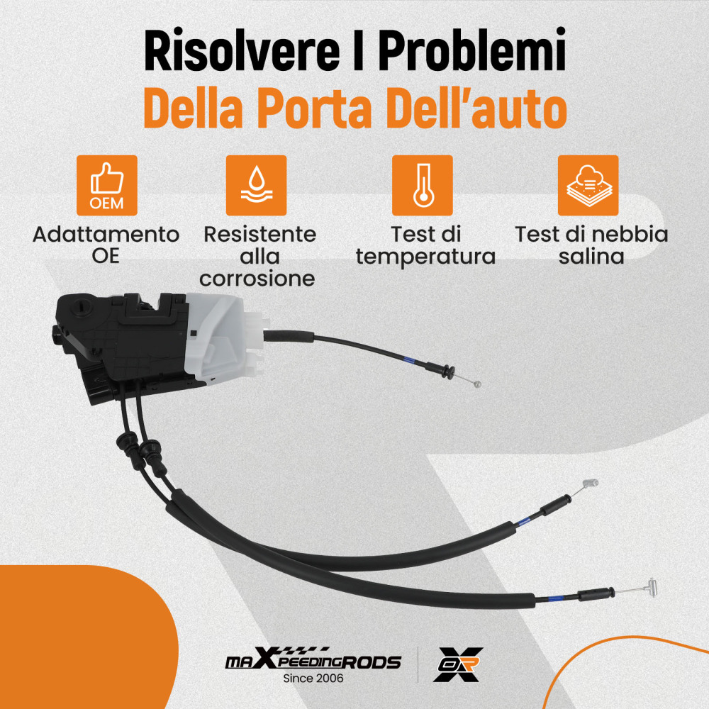 Attuatore Porta Posteriore Sinistra 12V compatibile per Hyundai Tucson 15-20 81410-D3000