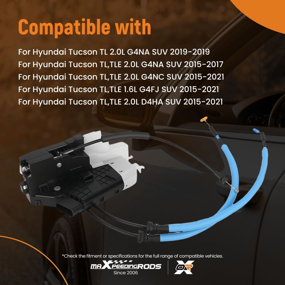 Rear Right Door Lock Actuator Motor for Hyundai Tucson TL TLE 2015-2021 2.0L SUV