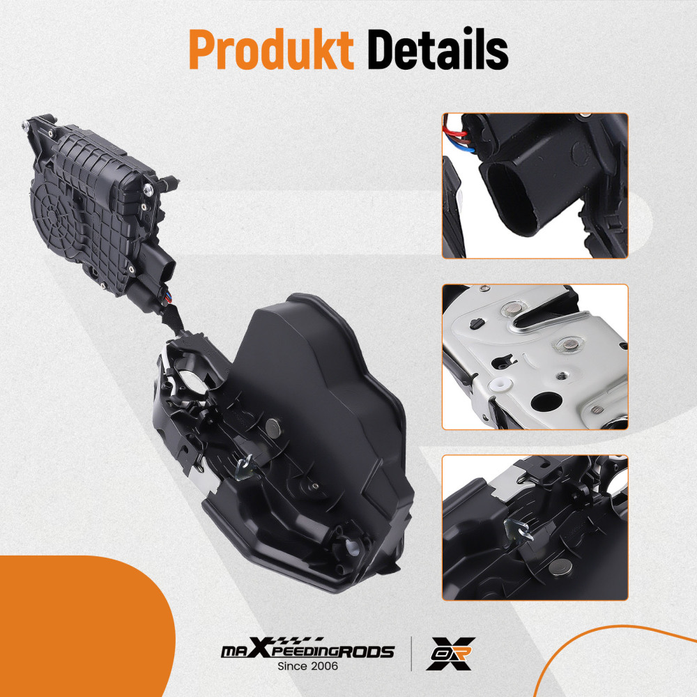 Door lock with soft close compatible for BMW X5 E70 (2007-2012)X6 E71 front left