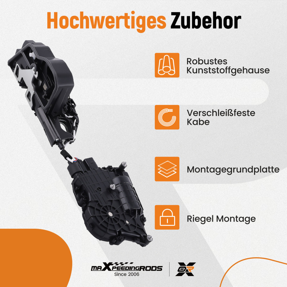 Door lock with soft close for BMW X5 E70 (2007-2012)X6 E71 front left