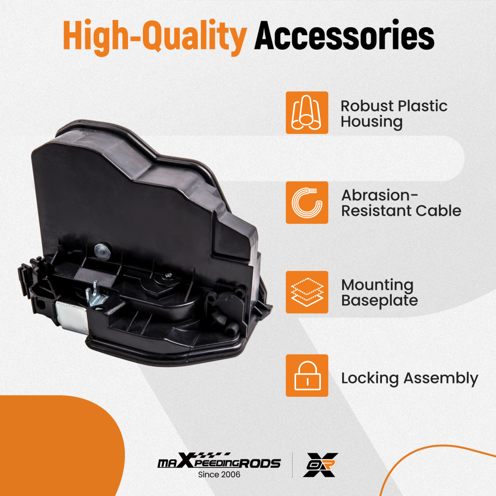 Door Lock Actuator Front Left compatible for BMW 1 2 3 4 Series E90 E91 E9251217202145