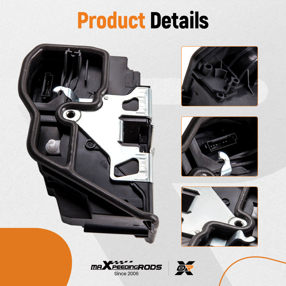 Door Lock Actuator Front Left compatible for BMW 1 2 3 4 Series E90 E91 E9251217202145