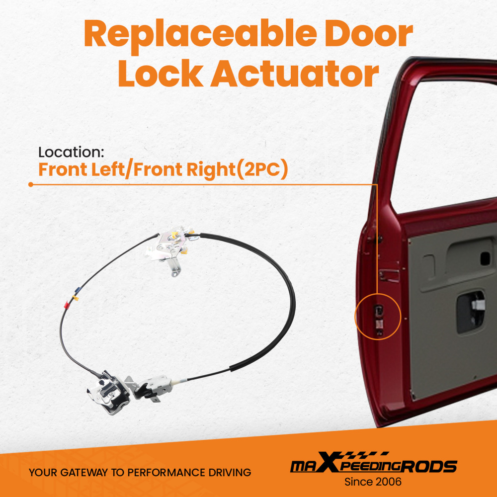 Rear Door LatchCable Extended Cab compatible for Ford F-250 F-350 F-450 F-550 1999-2007