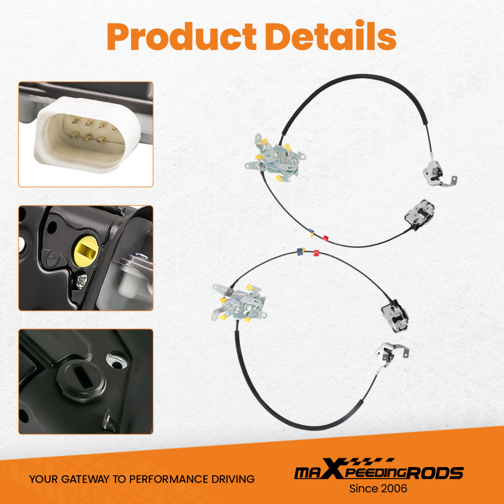 Rear Door LatchCable Extended Cab compatible for Ford F-250 F-350 F-450 F-550 1999-2007