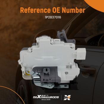 Door Lock Actuator FR compatible for Seat Leon Toledo compatible for VW EOS 2004-2015 1P2837016 Electric