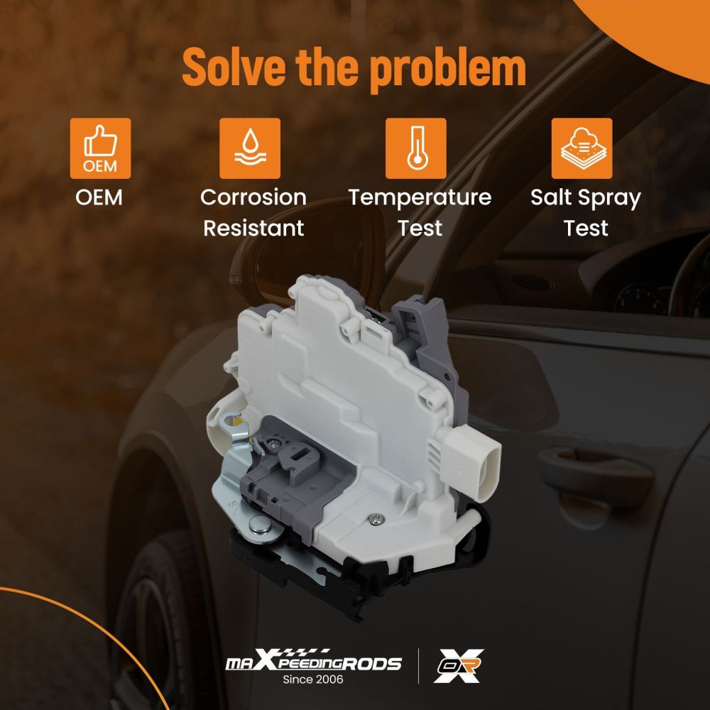 Door Lock Actuator FR compatible for Seat Leon Toledo compatible for VW EOS 2004-2015 1P2837016 Electric