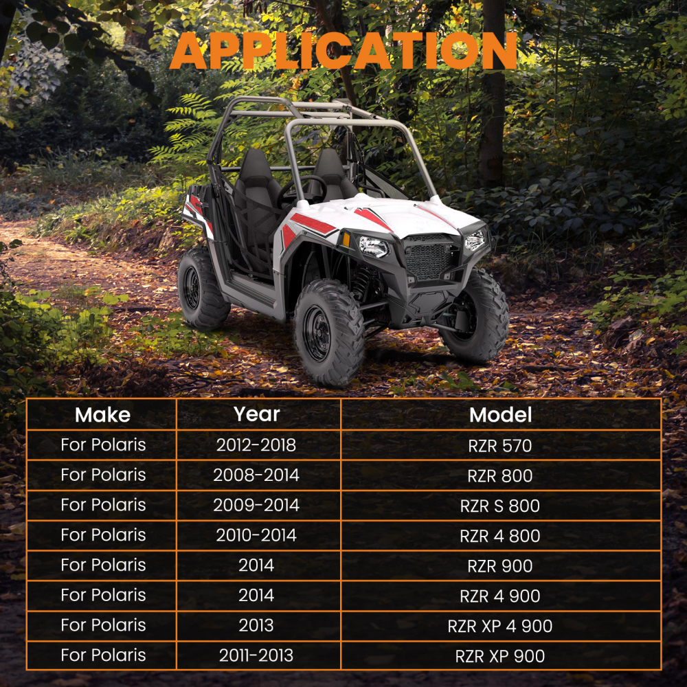 Door Slam Latches Front Set compatible for Polaris RZR 800 900 XP RZR-S XP4 Hardware