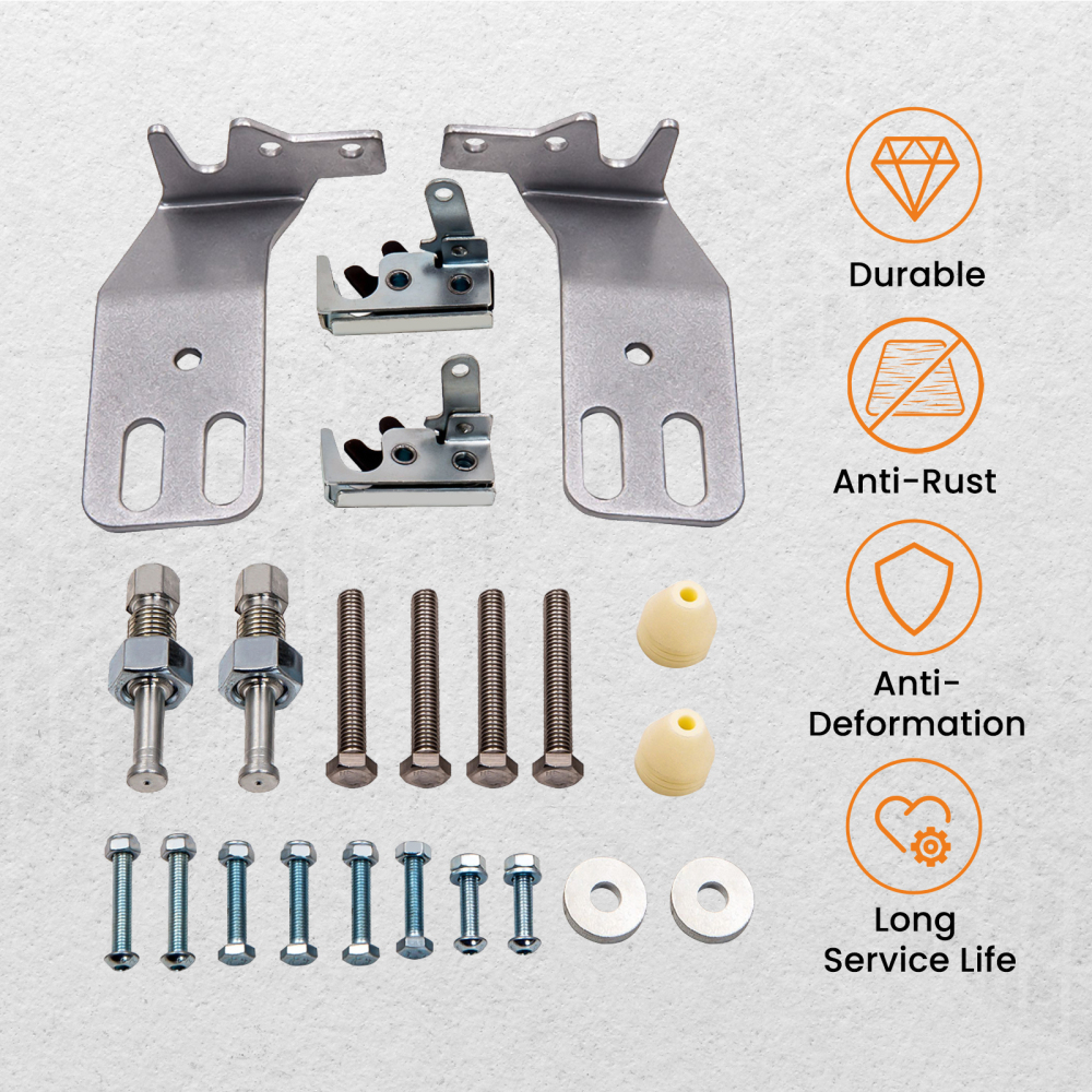 Door Slam Latches Front Set compatible for Polaris RZR 800 900 XP RZR-S XP4 Hardware
