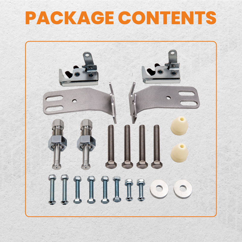 Door Slam Latches Front Set compatible for Polaris RZR 800 900 XP RZR-S XP4 Hardware