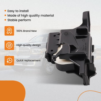 Active Radiator Shutter Actuator Black compatible for Dodge Ram 1500 2013-18 Classic 19-21