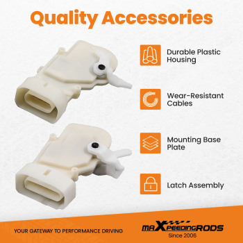 4pcs Front and Rear Door Lock Power Latch Actuator compatible for Lexus RX300 69120-30010