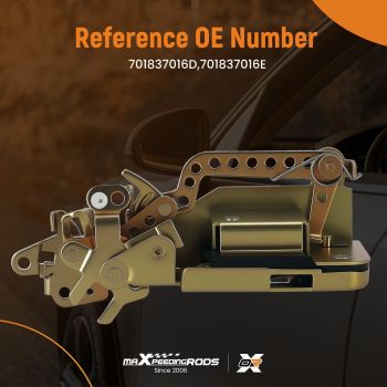 Door Lock Actuator Assembly Right Front compatible for VW T4 1990-2003 701837016D New