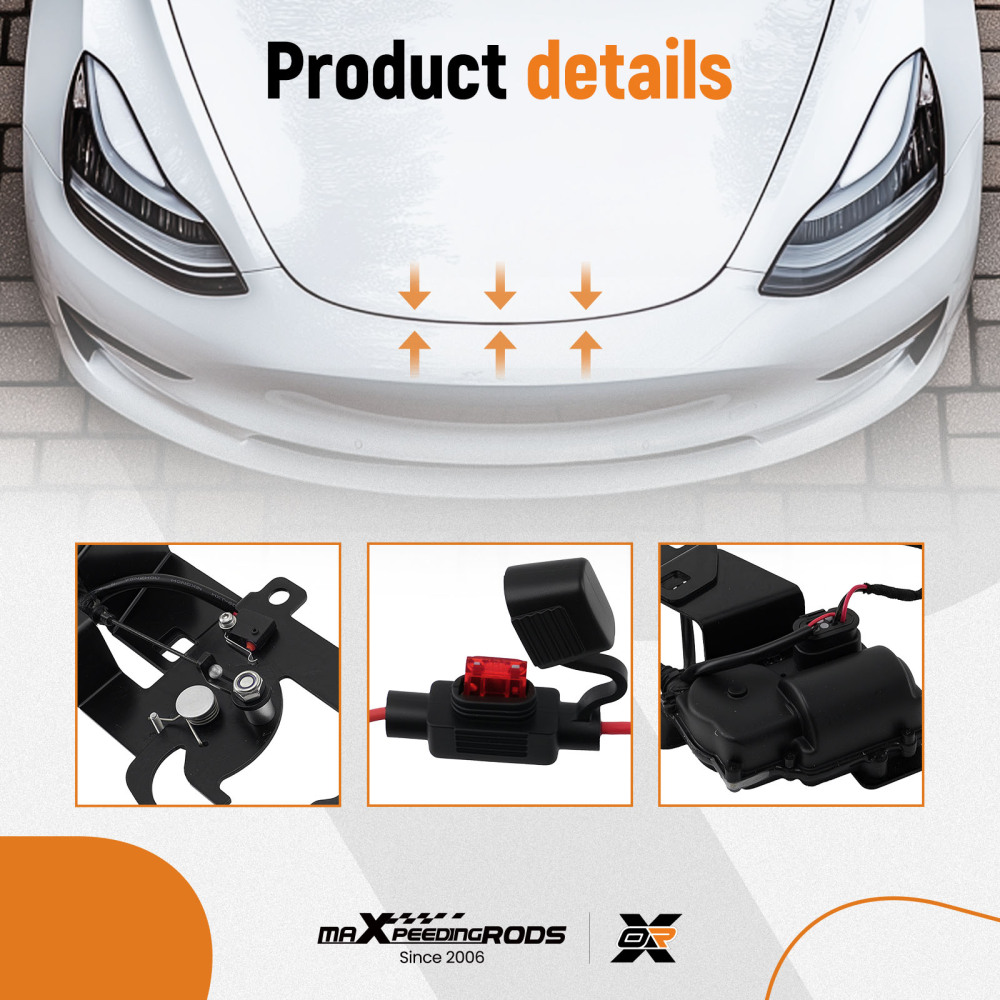 Auto Close Frunk Kit compatible for Tesla Model 3 Highland 2024-2025 Power Lock