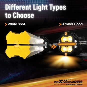 LED Light Pod Cover 5For Round Driving Lights Waterproof Protection Shield