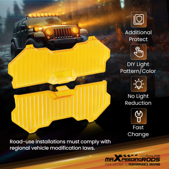 LED Light Pod Cover 5For Round Driving Lights Waterproof Protection Shield