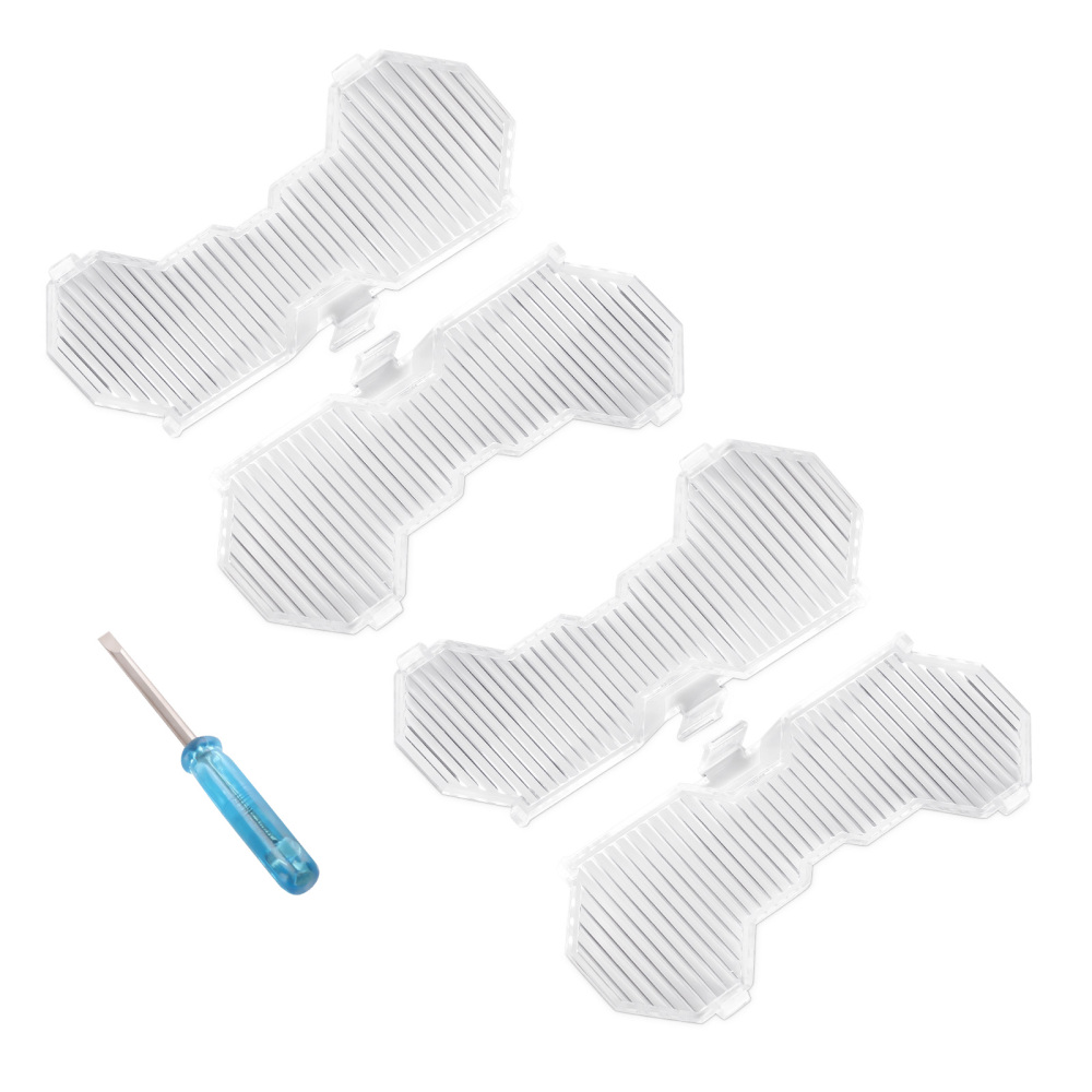 4Pcs 7inch Round LED Transparent Light Cover For Maxpeedingrods Driving Light