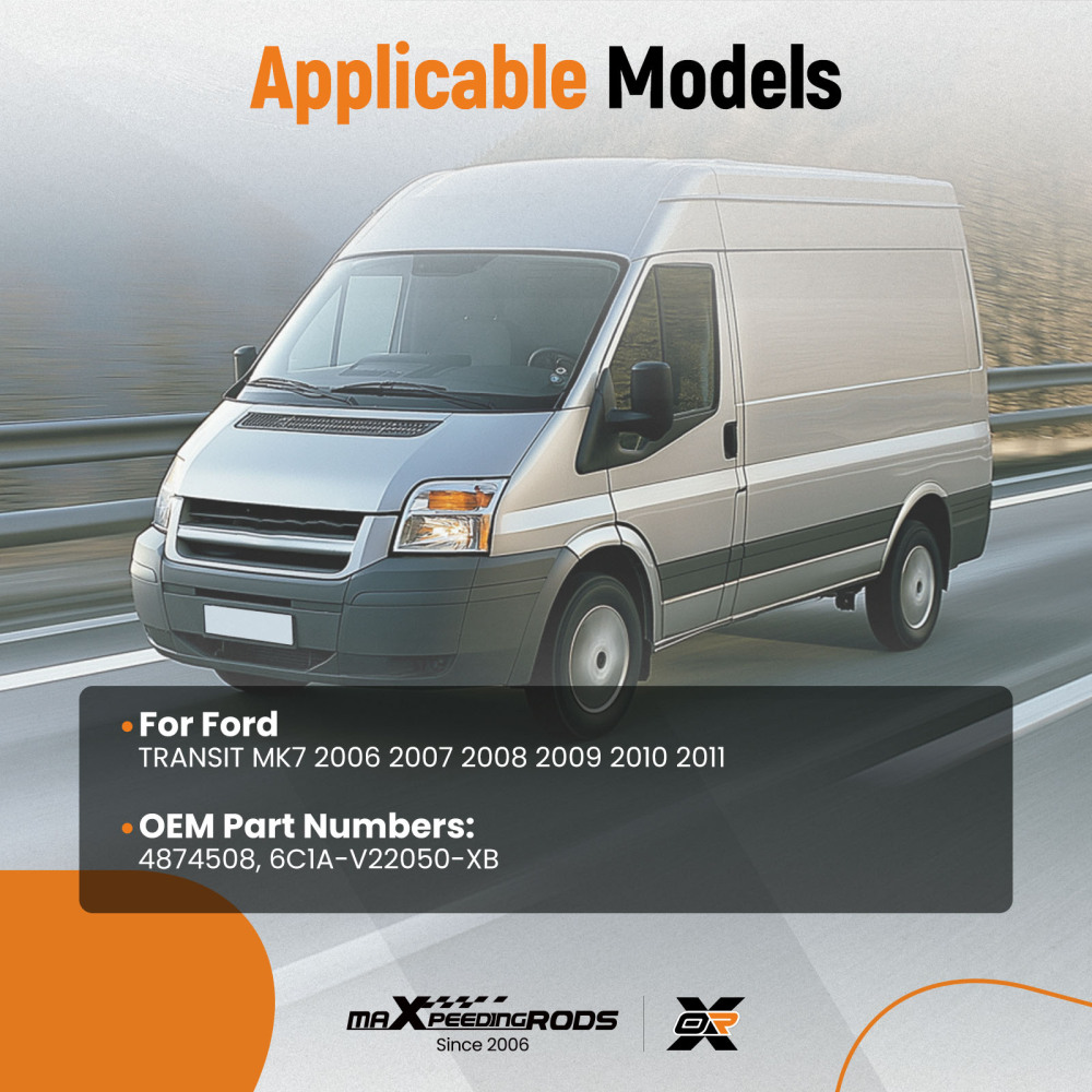 Compatible for Ford Transit Mk7 2006 - 2011 Door Keys Lock Set Keys 2.4 2.2 3.2 Tdci 4874508