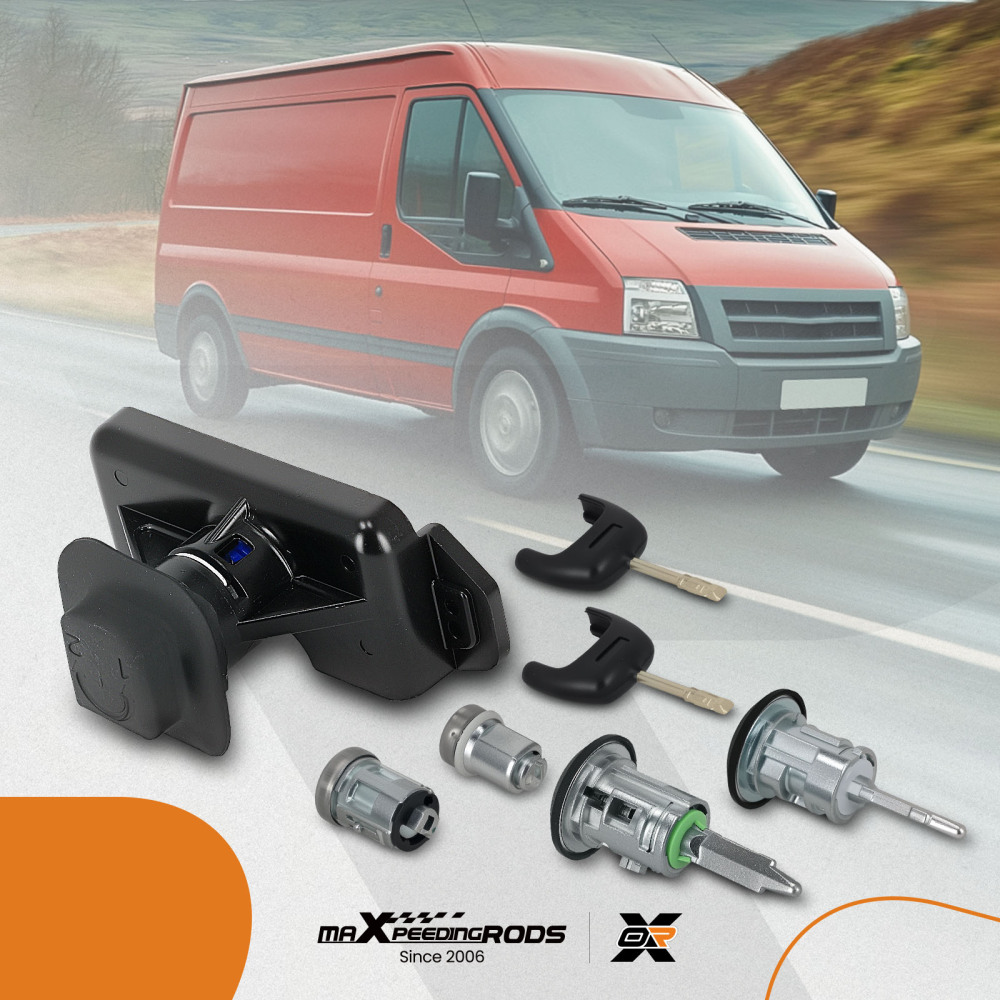 Compatible for Ford Transit Mk7 2006 - 2011 Door Keys Lock Set Keys 2.4 2.2 3.2 Tdci 4874508