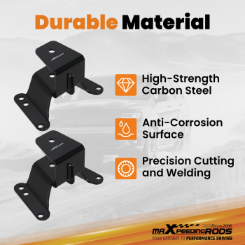 4 Rear Drop Lowering Kit compatible pour Chevy C10 1973-1987 2WD only Lowering Drop Shackle