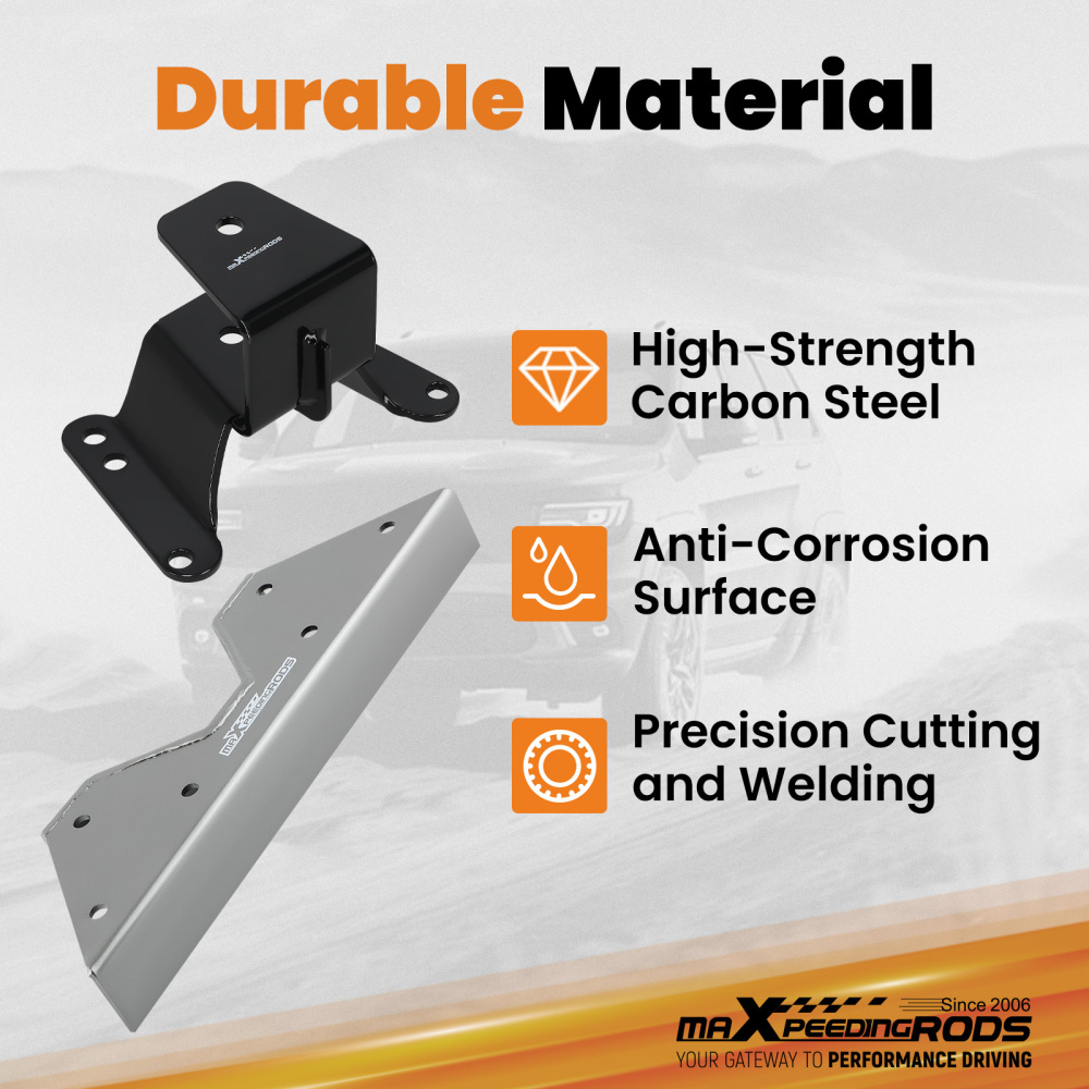 4 lowering shackles and hangers with C-notch compatible for GMC C1500 1973-1986 1987