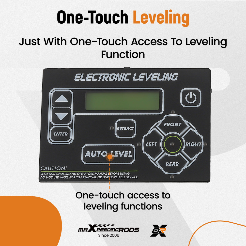 Leveling System Touchpad with Auto-Leveling Button For Lippert Leveling systems