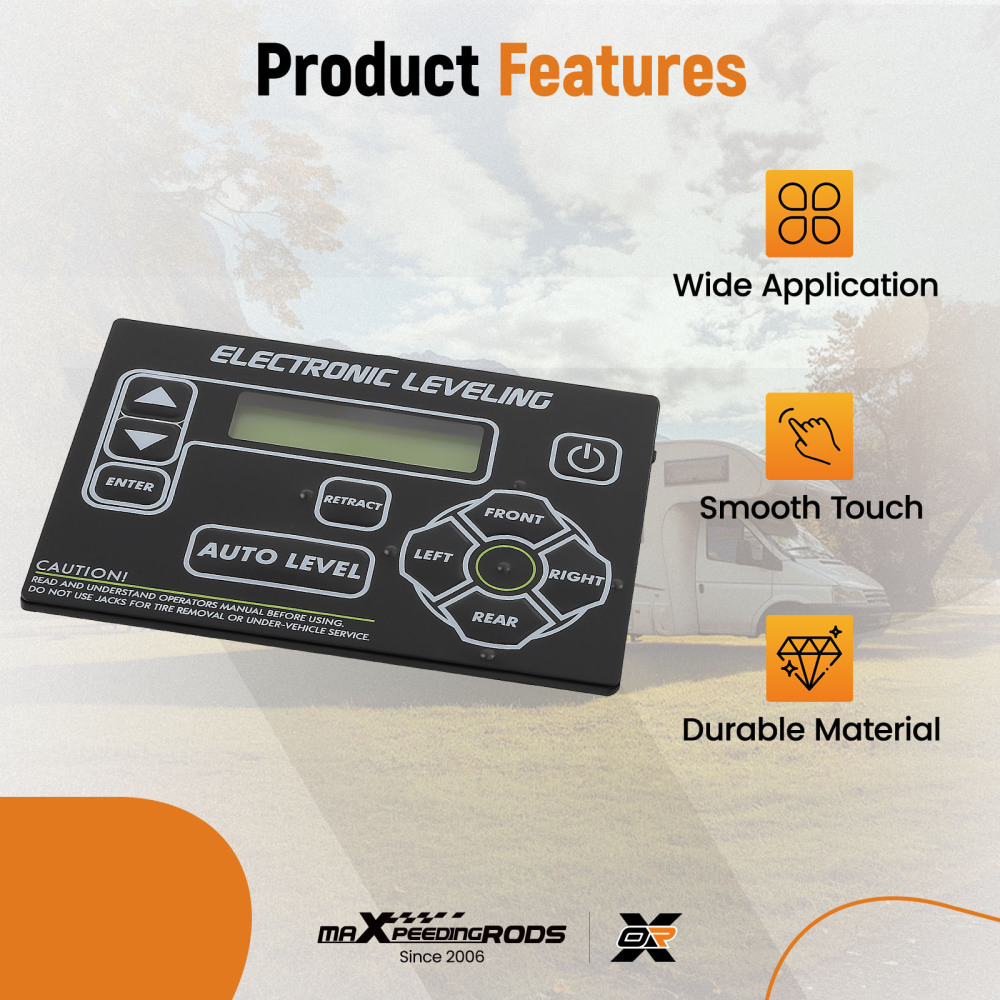 Leveling System Touchpad with Auto-Leveling Button For Lippert Leveling systems