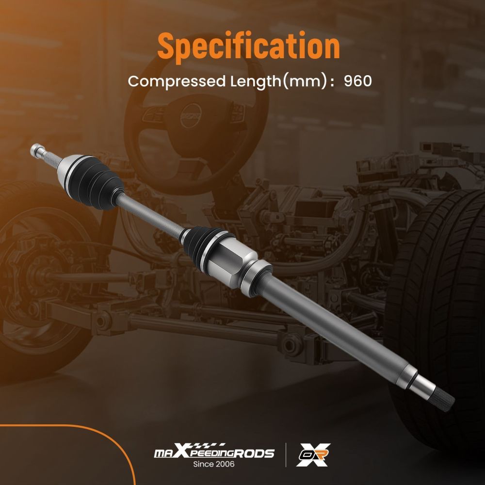 Albero CV Anteriore Destro compatibile per Ford Transit Connect 1.8 Di 2002-2013 1383754