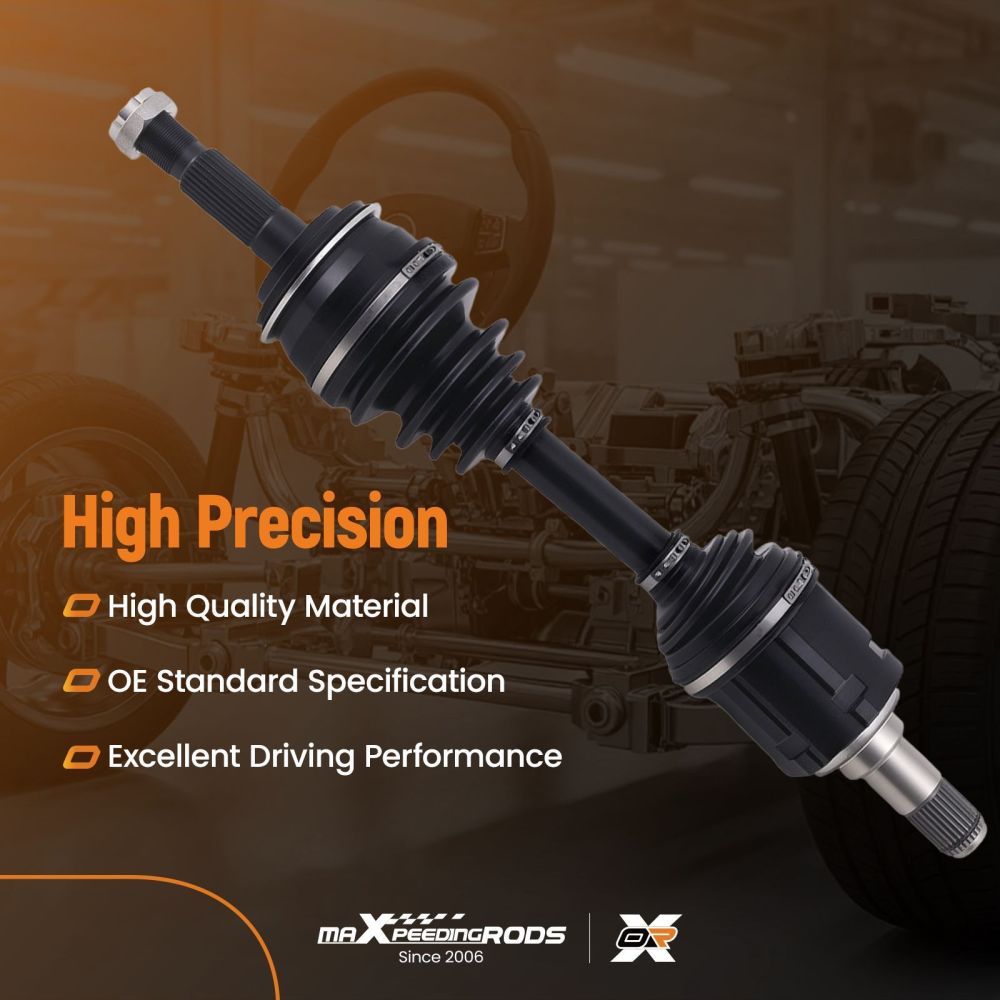 1x Front L/R CV Joint Axle Shaft for Hilux 4x4 05~15 GGN25 KUN25 KUN26 TGN26 SR5