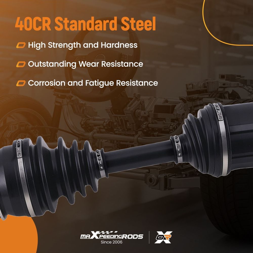 2 x Front CV Joint Axle Shaft for Hilux 4x4 05~15 GGN25 KUN25 KUN26 TGN26 SR5