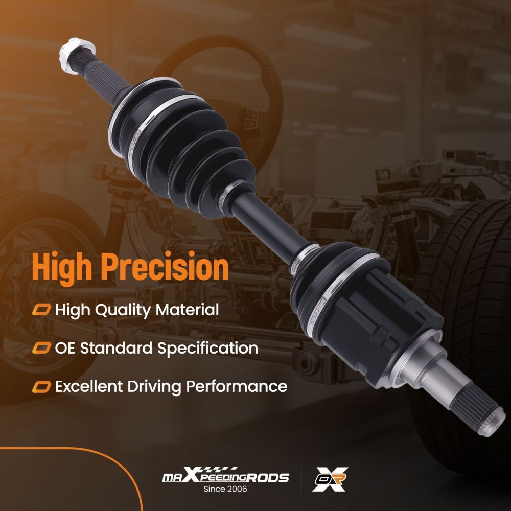 2 x Front CV Joint Axle Shaft for Hilux 4x4 05~15 GGN25 KUN25 KUN26 TGN26 SR5