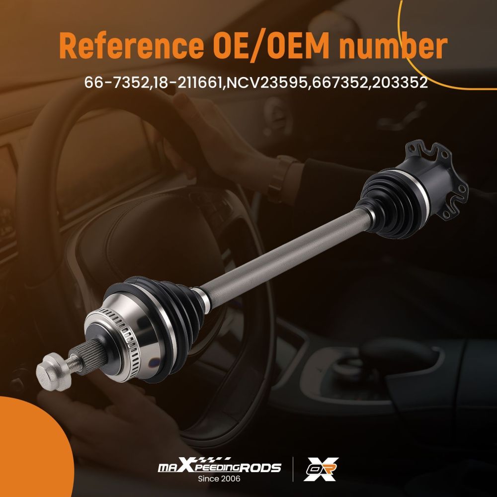 Drive Shaft Front Left compatible for Audi A4 B6 B7 compatible for Seat Exeo 3R2 3R5 8E0407271AT Manual